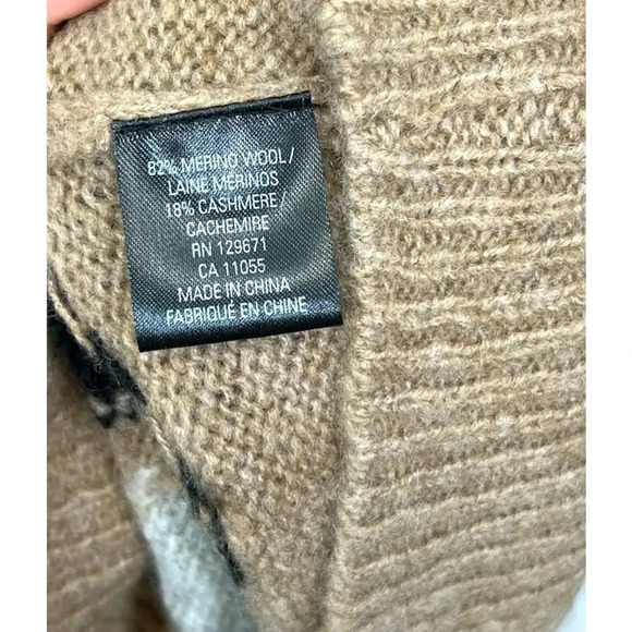 360 CASHMERE Leannah Printed Wool Blend Sweater - Picture 8 of 8